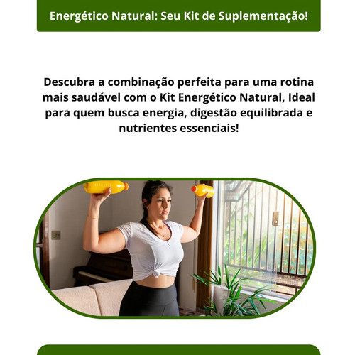 Energético Natural Pó 500g Suplemento - 5 Super Alimentos - Image 3